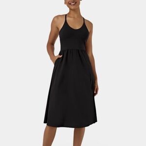 Halara Black Midi Dress